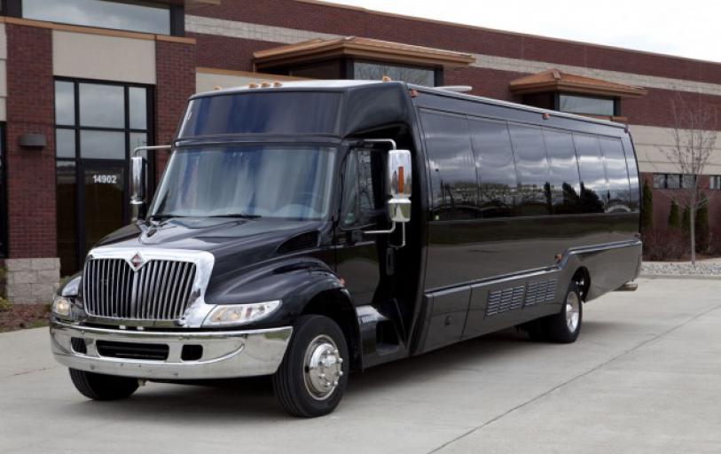 Luxury black car service for private transportation