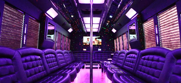 Luxury Party Bus Interior