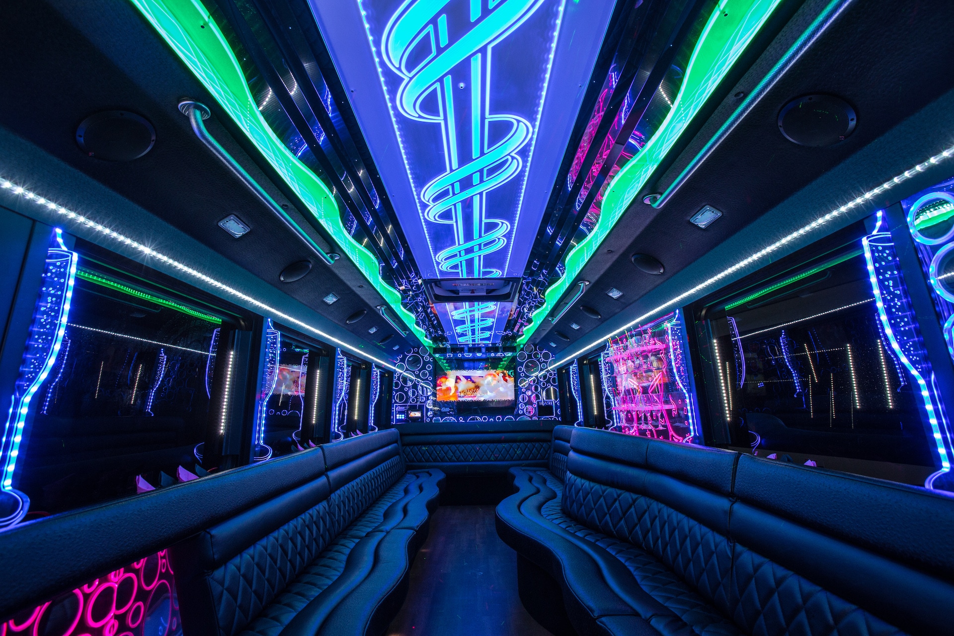 Luxury Party Bus Interior