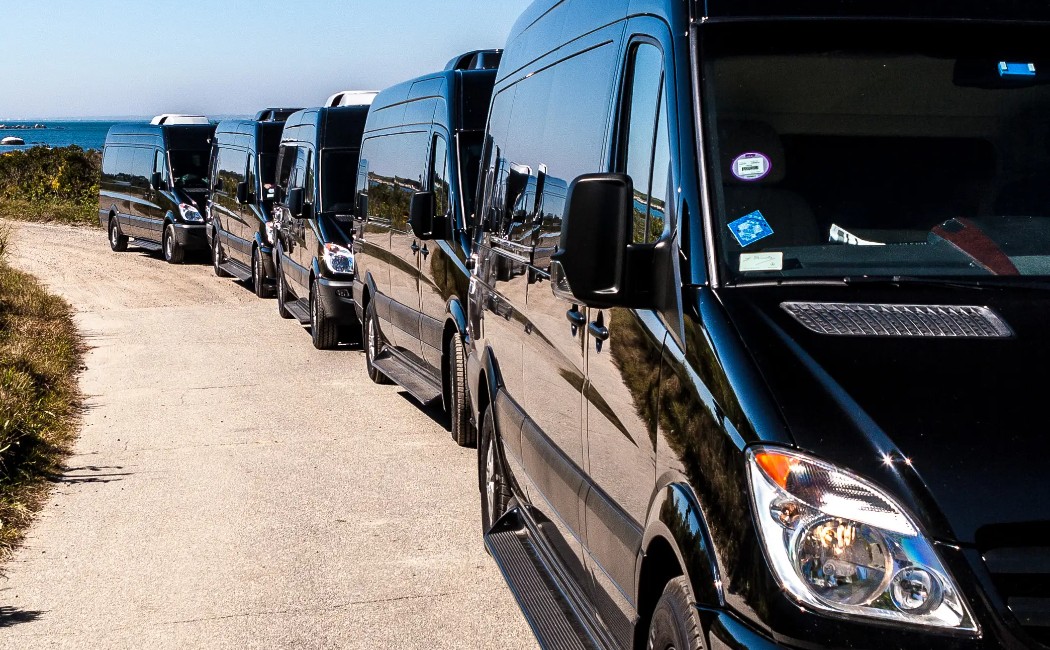 LA sports event transportation services with party bus for fans