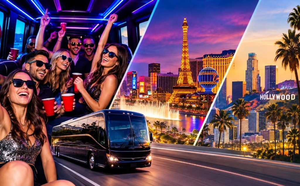 Party bus versus other Los Angeles to Las Vegas transportation services