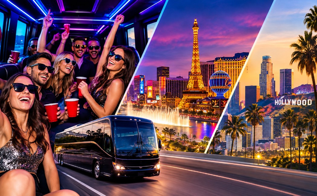 Party bus versus other Los Angeles to Las Vegas transportation services